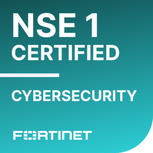 Fortinet NSE 1 Certified in Cybersecurity – ženklelis